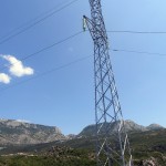 Farbali dalekovode al i markacije planinarskih staza, stabla…