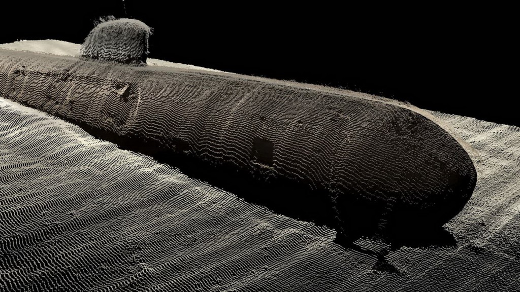 Olupina sovjetske podmornice K 159 snimljena SEa batom