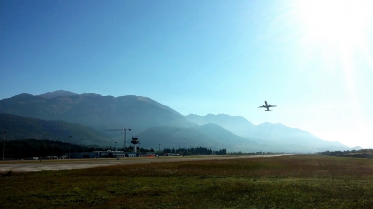 Pad prometa na aerodromu Tivat