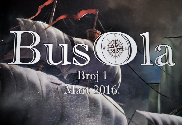 Prvi broj školskog lista „Busola“ učenika Srednje pomorske škole iz Kotora