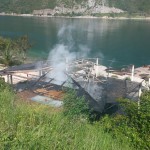 Izgorio plažni bar “Verige beach”