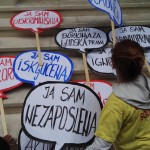 Protest aktivistkinja povodom konvencije ‘Ona je ta’
