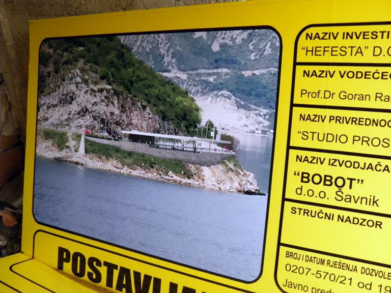 Počela izgradnja vidikovca na Turskom rtu u tjesnacu Verige
