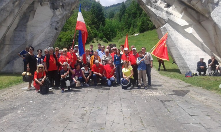 Borci i antifašisti Kotora i Tivta na obilježavanju 73. godišnjice Bitke na Sutjesci