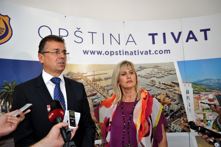 Predsjednica Opštine Tivat Snežana Matijević nakon sastanka sa Gvozdenovićem
