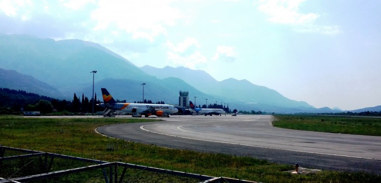 Aerodrom Tivat – u junu 12 odsto više aviona i putnika