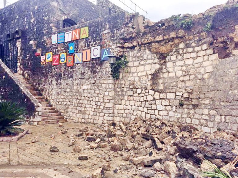 Kotor – obrušio se dio bedema