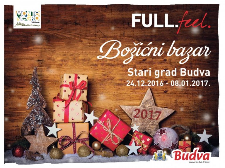 Budva – Božićni bazar od 24. decembra do 8. januara