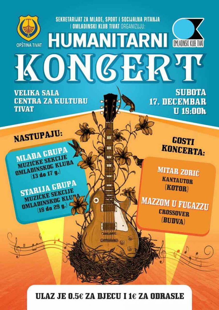 Humanitarni koncert u Tivtu