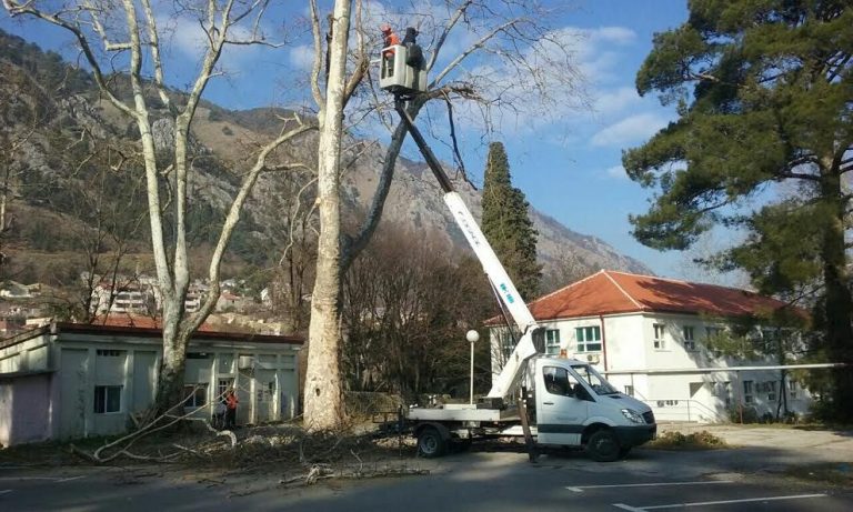 Kotor – uređivali bolnički park