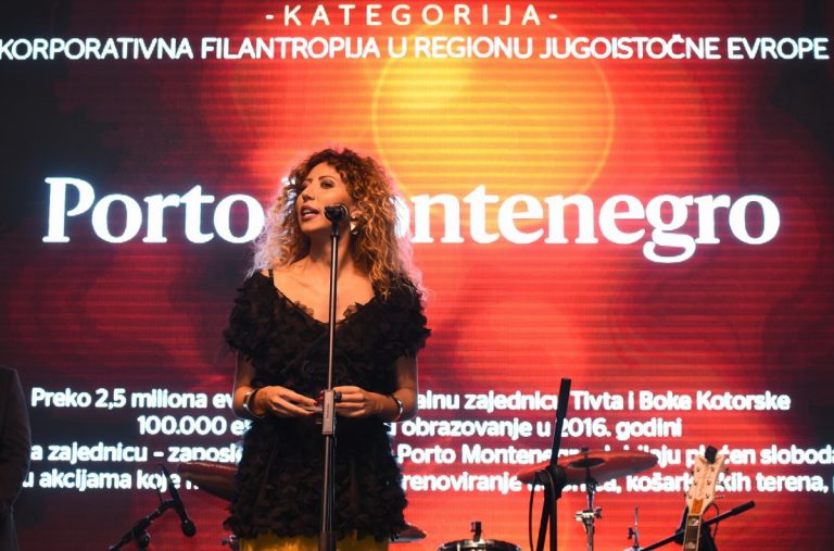 Porto Montenegro dobitnik je nagrade u kategoriji: Korporativna filantropija u regionu