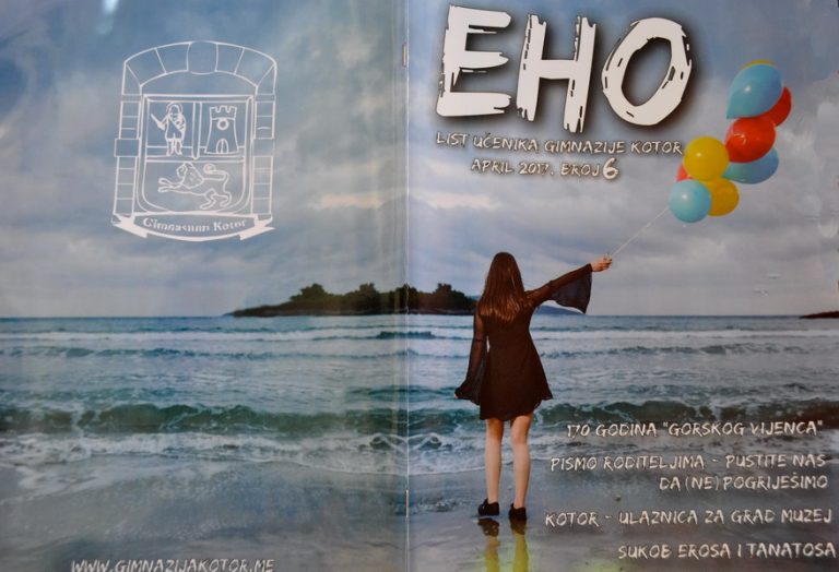 “EHO”, list učenika Gimnazije Kotor, izašao iz štampe