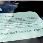 Budvanski taxist – protestna voznja