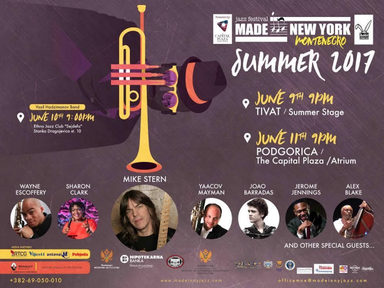 Festival Made in New York Jazz Festival Montenegro 2017.