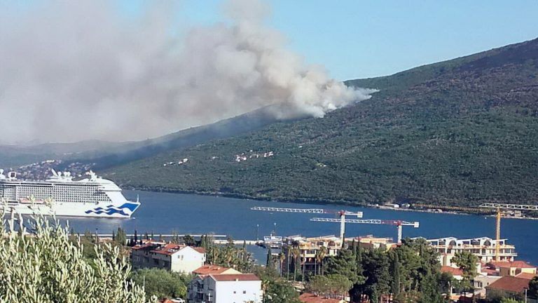 Na Luštici opet gori