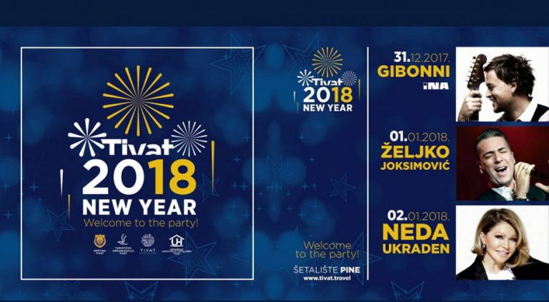 Gibonni u Tivtu za doček Nove godine