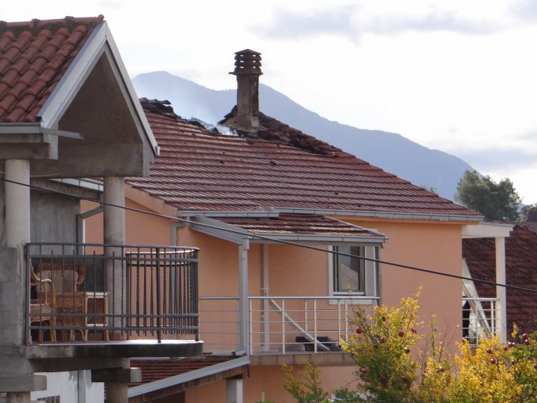 Tivat – izgoreo dio kuće ruskog državljanina