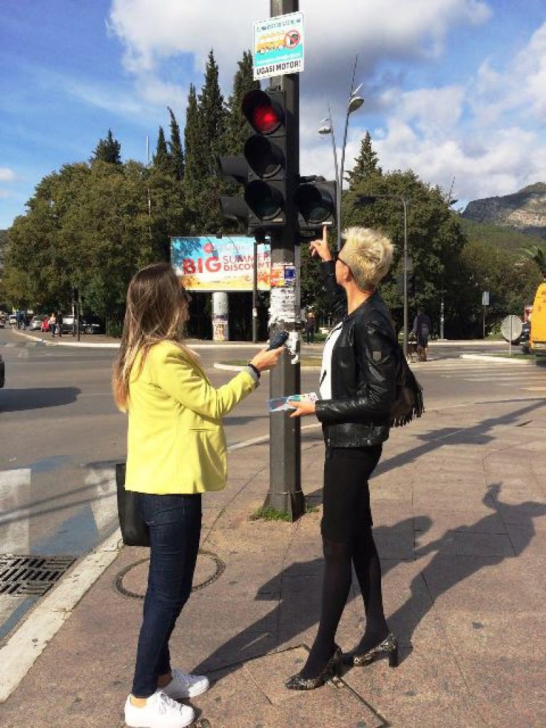 Budva – Postavljene table u okviru kampanje Ugasi motor