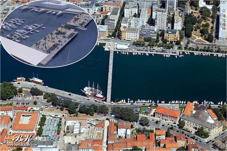 Podvodni tunel i plutajući otok za spektakularnu marinu u centru Zadra