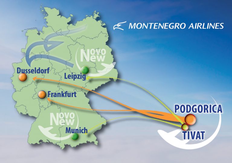 Promovišu nove linije iz Njemačke za Tivat