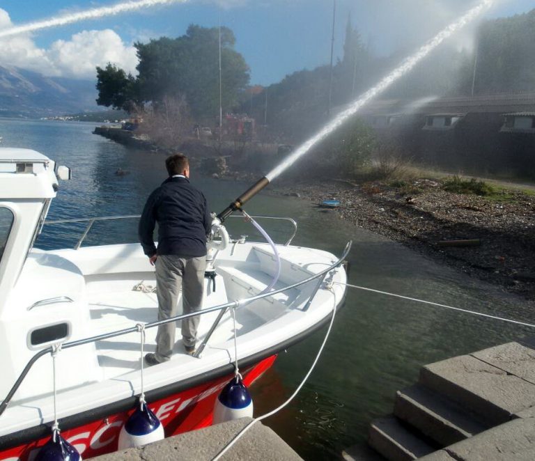 Vatrogasci održali vježbu na Luštici: Prvi put korišten brod …