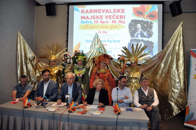 Budvanske „Karnevalske majske večeri“  od 29. aprila do 6. maja