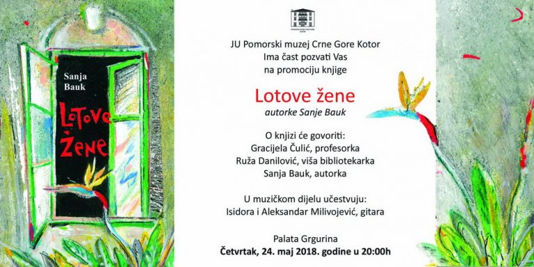 Promocija knjige „Lotove žene” autorke Sanje Bauk