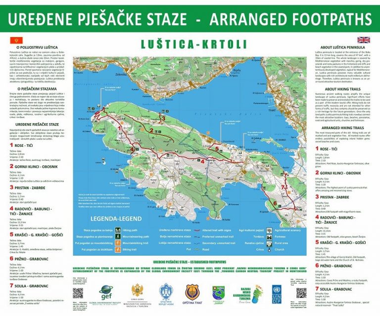 Predstavljanje projekta uređenja pješačkih staza na poluostrvu Luštica