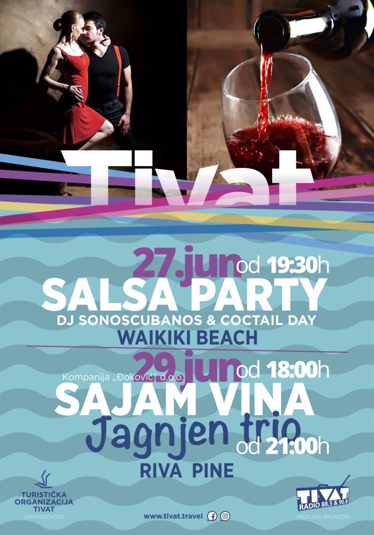 Sajam vina i Salsa party u Tivtu
