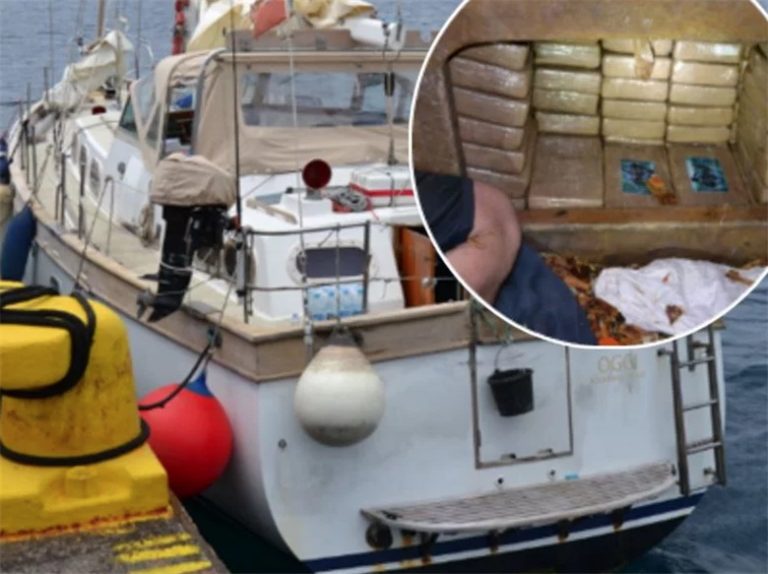 Dvojica Dalmatinaca uhvaćena u krijumčarenju 1400 kilograma kokaina na maloj jedrilici