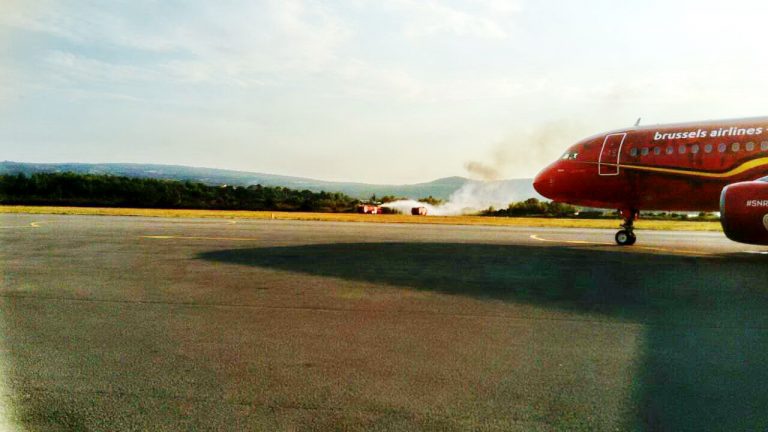 Ugašen požar u blizini aerodroma Tivat