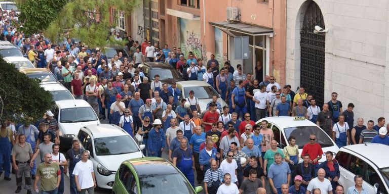 Radnici Uljanika i danas na ulicama Pule