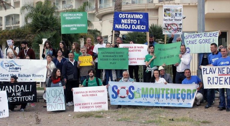 Budva – protest protiv izgradnje hidroelektrana