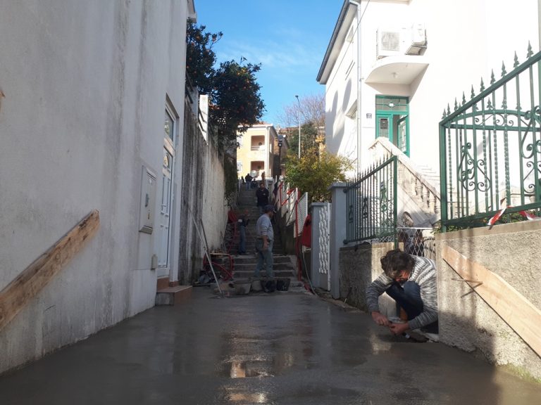 Herceg Novi – počela rekonstrukcija stepeništa