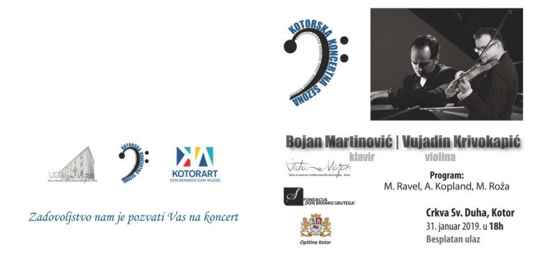 Koncert Martinovića  i Krivokapića