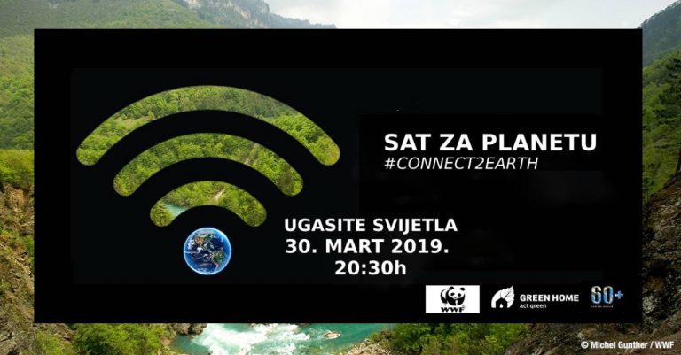 Tivćani simbolično učestvuju u globalnoj ekološkoj akciji  „Sat za Planetu“