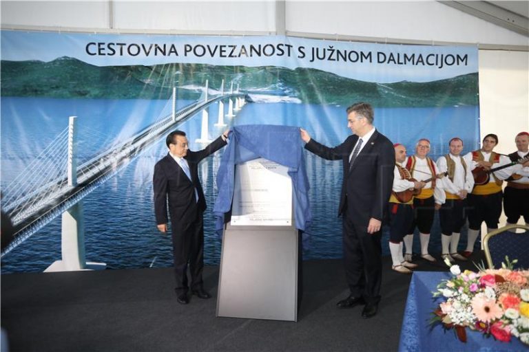 Plenković i Keqiang: Pelješki most simbol je saradnje dviju država s EU-om