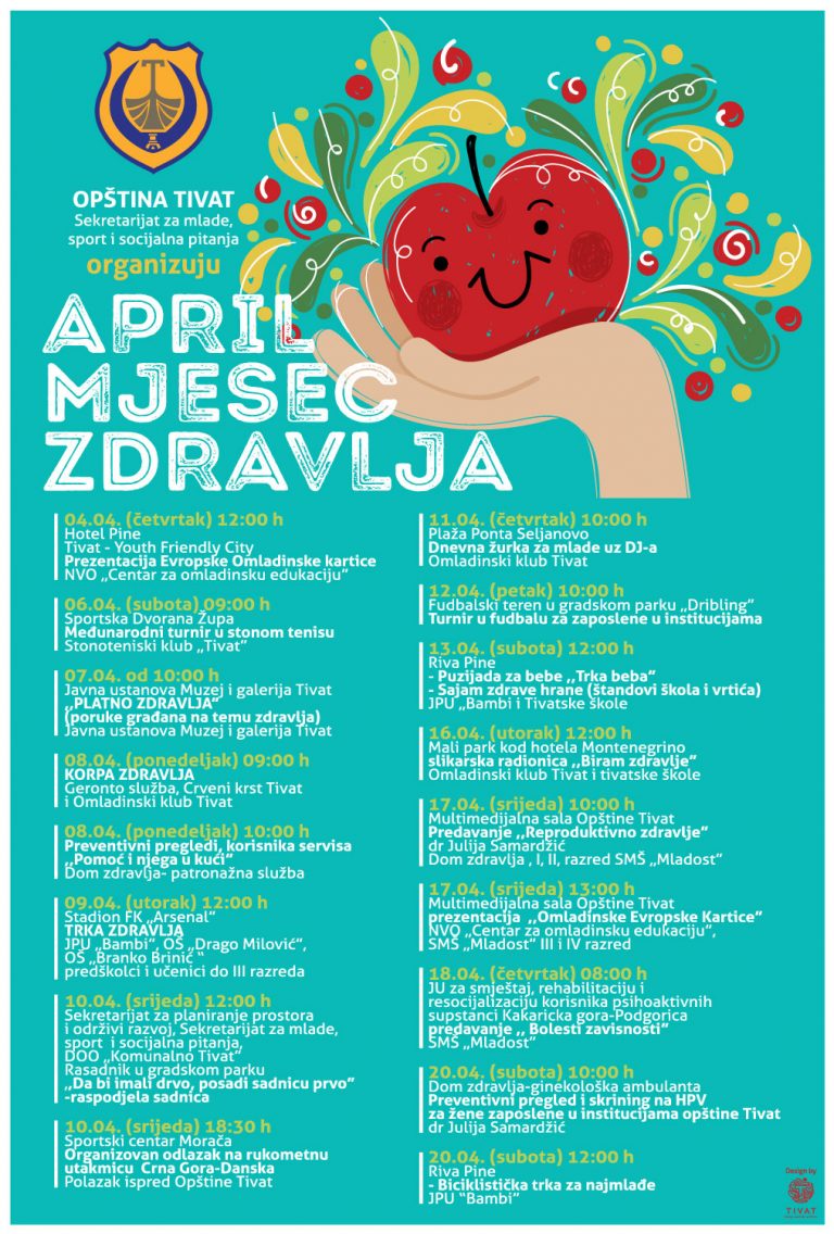 April mjesec zdravlja u Tivtu