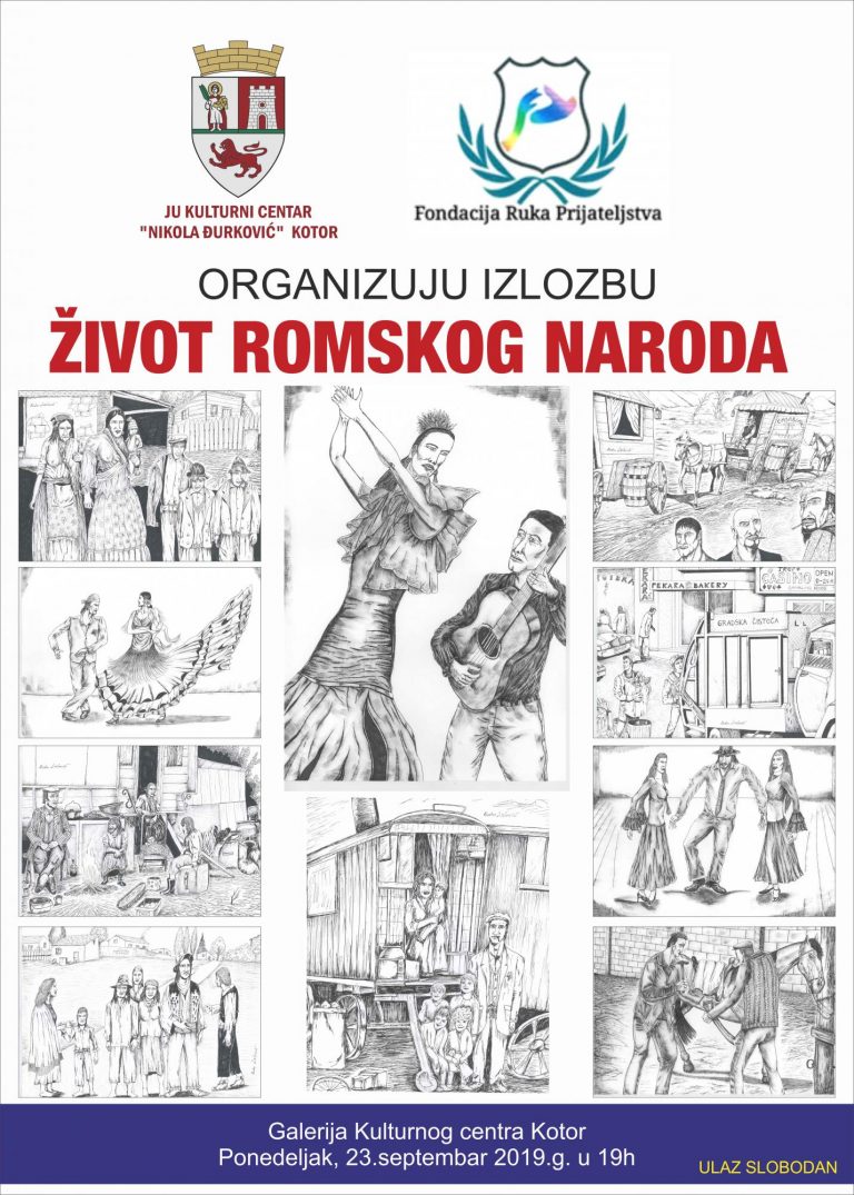 Kotor – Izložba strip crteža „Život romskog naroda“