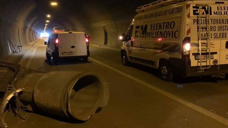 Otpao ventilator u tunelu “Vrmac”, samo pukom srećom niko nije stradao…