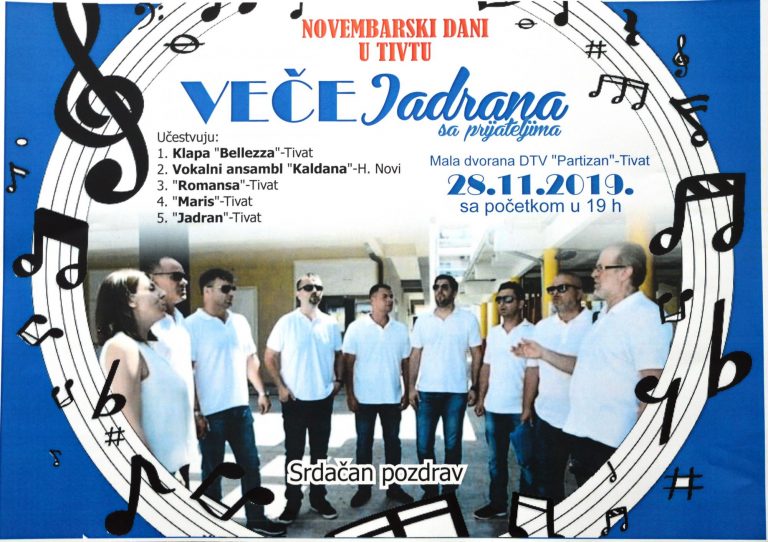 Veče Jadrana sa prijateljima