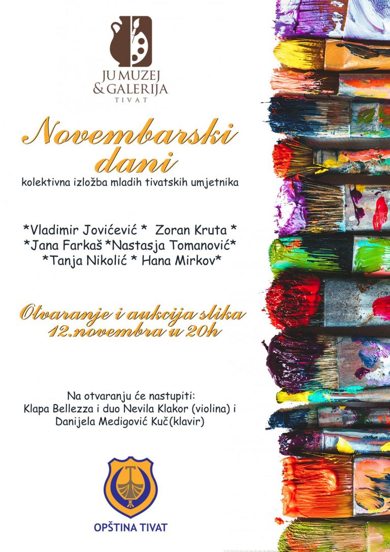 Izložba tivatskih slikara humanitarnog karaktera