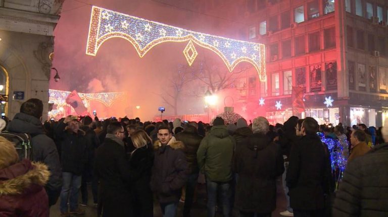 Protesti u Beogradu zbog spornog zakona u Crnoj Gori
