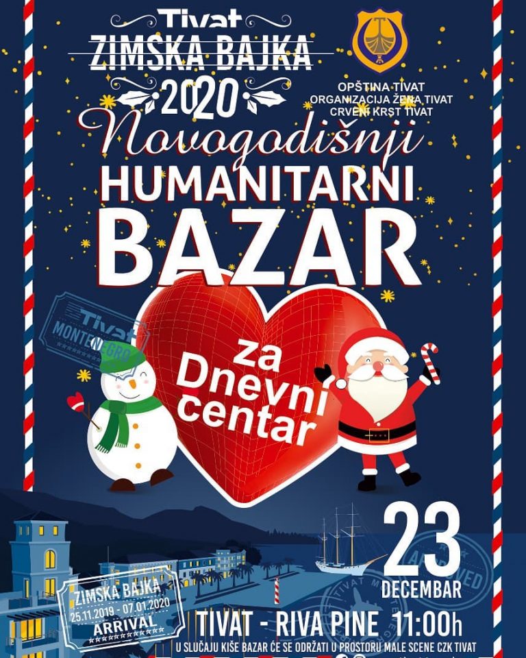 Humanitarni bazar  “Dan otvorenog srca” 23. decembra