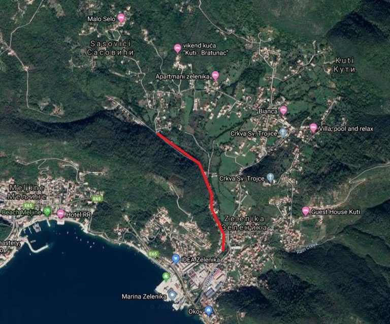 U planu sanacija dijela puta Zelenika – Sasovići