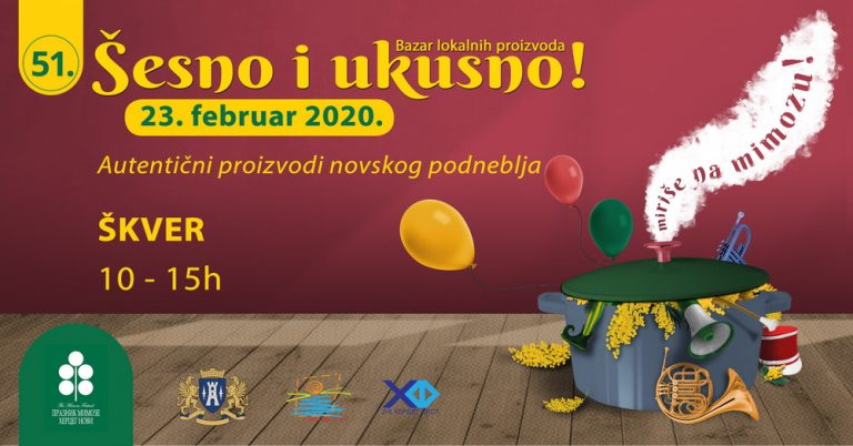 Bazar „Šesno i ukusno“ tokom februara i marta