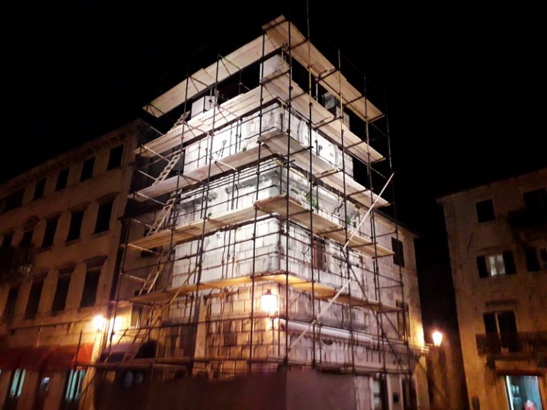 Kotor – sanacija gradskog sata