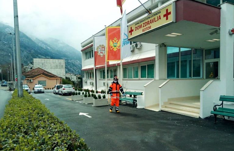 Kotor – nastavljena dezinfekcija grada