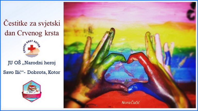 Kotorski učenici poezijom, slikom i riječima zahvalnosti uputili čestitke volonterima Crvenog krsta