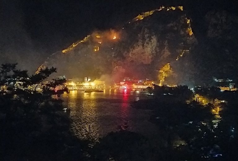Kotor – požar na San Đovaniju pod kontrolom?!